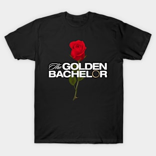 The Golden Bachelor - Rose Flower T-Shirt